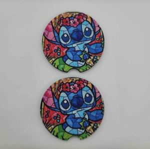 Lilo & Stitch Car Coasters