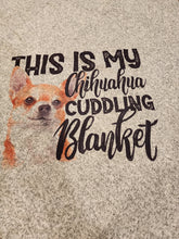 "This Is My Chihuahua Cuddling Blanket" Gray Sweater Blanket, 50" x 60"