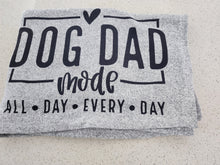 "Dog Dad Mode All - Day - Every - Day" Gray Sweater Blanket, 50" x 60"