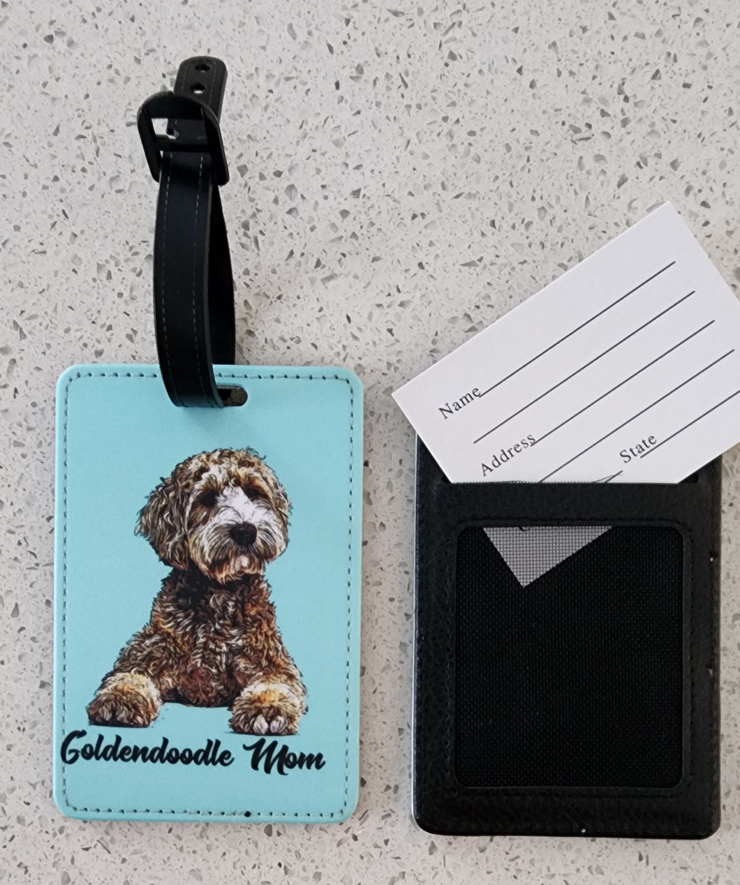 Goldendoodle Mom Luggage Tag