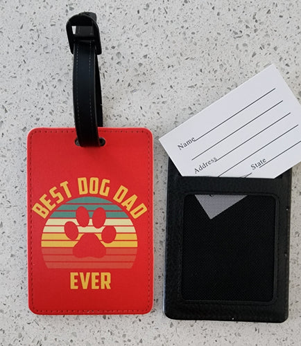 Best Dad Ever Luggage Tag