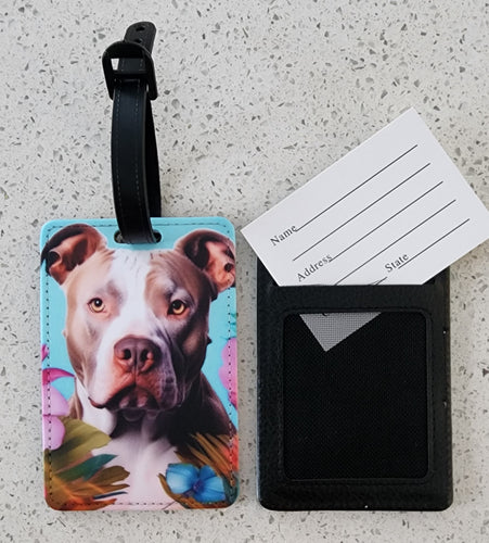 Pitbull Luggage Tag