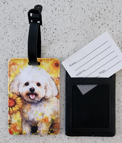 Maltese Luggage Tag