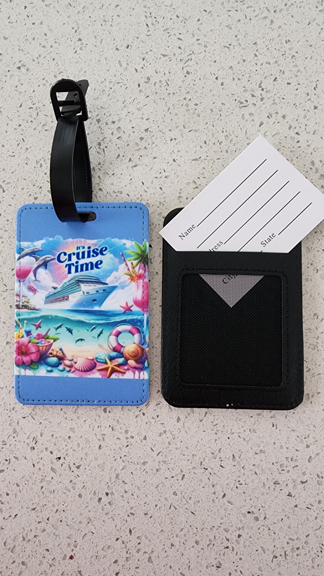 Cruise Time Luggage Tag