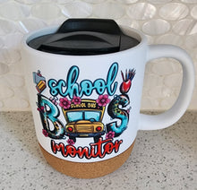 School  - School Bus Monitor Ceramic Mug with Lid, 15 oz.