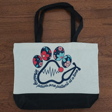 Vet - Healing paws, one patient at a time Two-Tone Tote