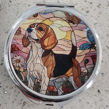 Beagle - Stained-Glass Look Pill Box
