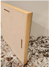 French Bulldog (Tan) - In Blue Robe & Brushing Teeth Solid Birch Wood Wall Art