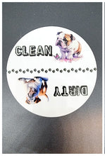 English Bulldog - Dirty/ Clean Dishwasher Magnet