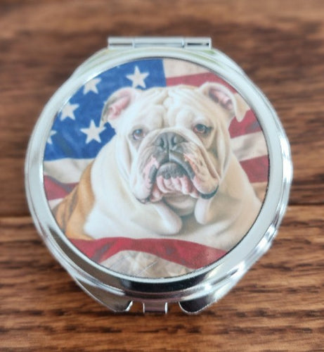 English Bulldog - Patriotic Pill Box
