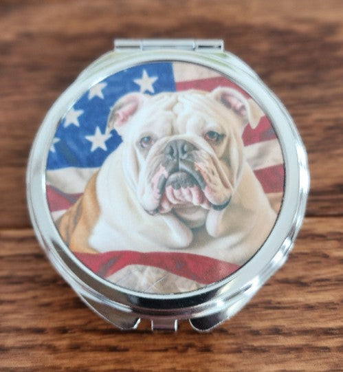 English Bulldog - Patriotic Pill Box