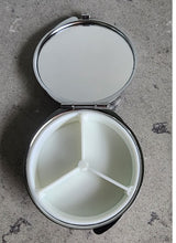 English Bulldog - Floral Crown and Hot Pink Background Pill Box