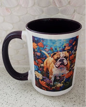 English Bulldog -  Bright, Beautiful & Bold Ceramic Mug, 15 oz.