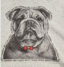 English Bulldog - "Whoever said diamonds are a girls best friend never owned a Bulldog" Hooded Sweatshirt