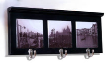 English Bulldog - Bathroom Design Wood Coat Rack (Black & White)