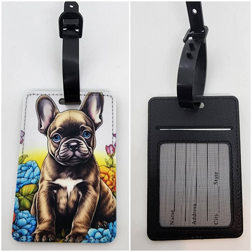 French Bulldog Luggage Tag