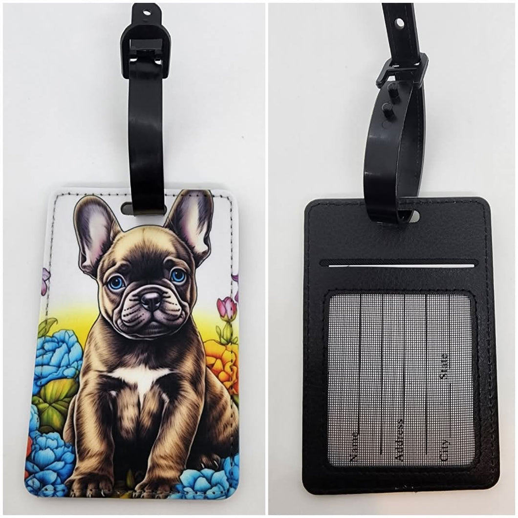 French Bulldog Luggage Tag