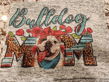 "Bulldog Mom" Gray Sweater Blanket, 50" x 60"