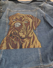 Dogue de Bordeux Rhinestone Denim Jacket