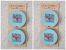 Gigi "Best GiGi Ever" Car Coasters, Set of 4