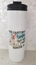 Rescue Love Bulldog Design Tumbler