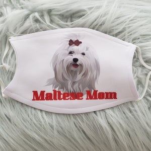 Maltese Mom Mask