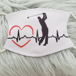 Golf Heart Beat Mask