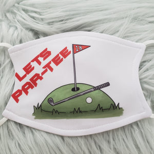 Let's Par-Tee Golf Mask