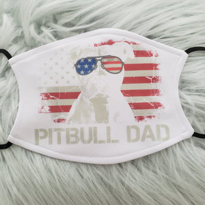 Pitbull Dad Mask