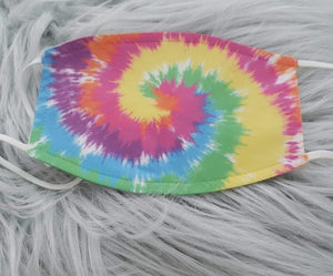 Rainbow Tie Dye (1) Mask
