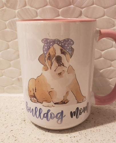 Bulldog Mom Ceramic Mug