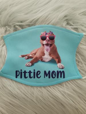 Pitbull-Pittie Mom Mask