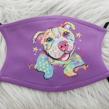 Cute Pitbull Mask (Multiple Colors Available)