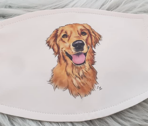 Golden Retriever Mask