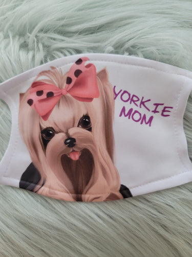 Yorkie Silky Mom Mask