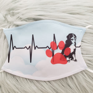 Bernese Heart Beat Mask