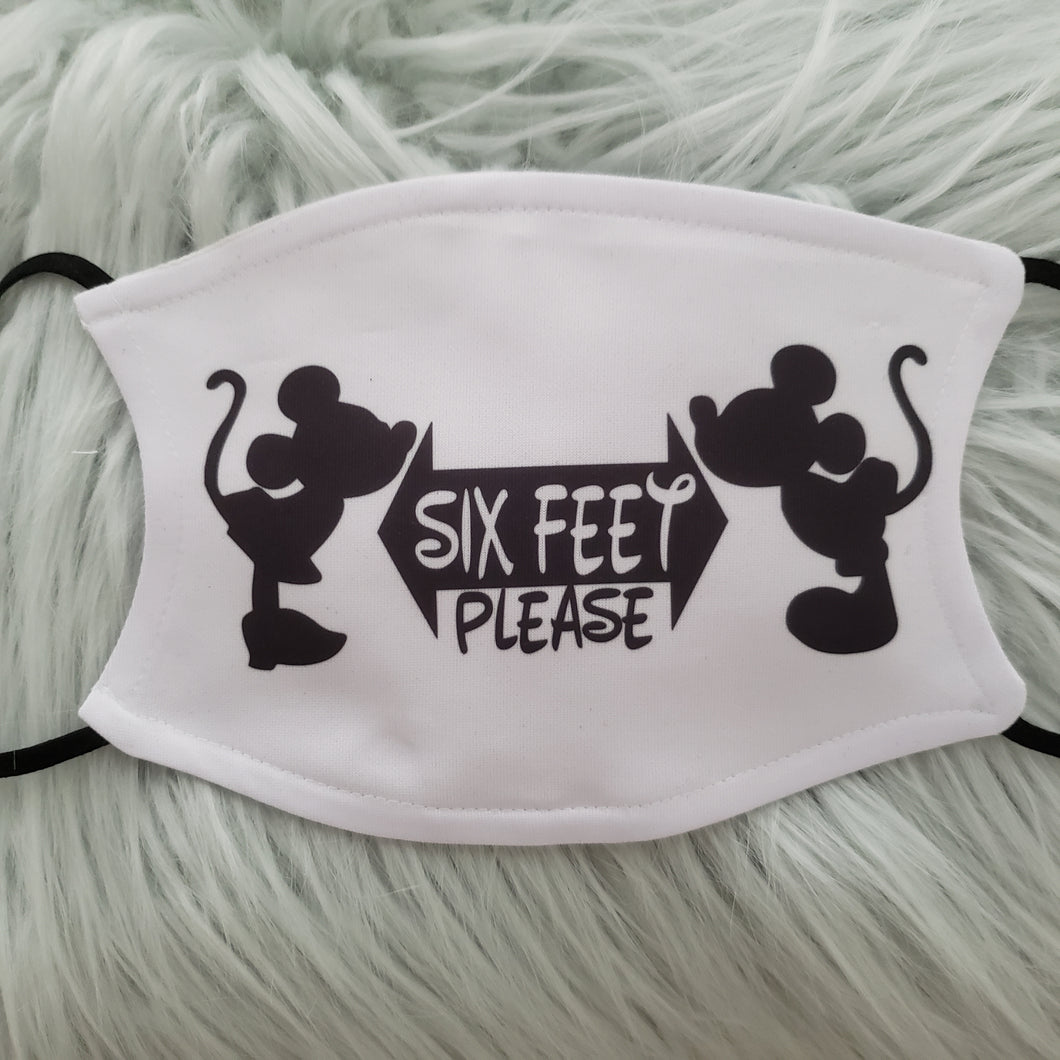 Mickey & Minnie 6 Feet Mask